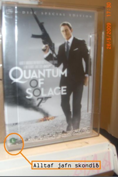 Óvönduð vinnubrögð á innlendum DVD diskum